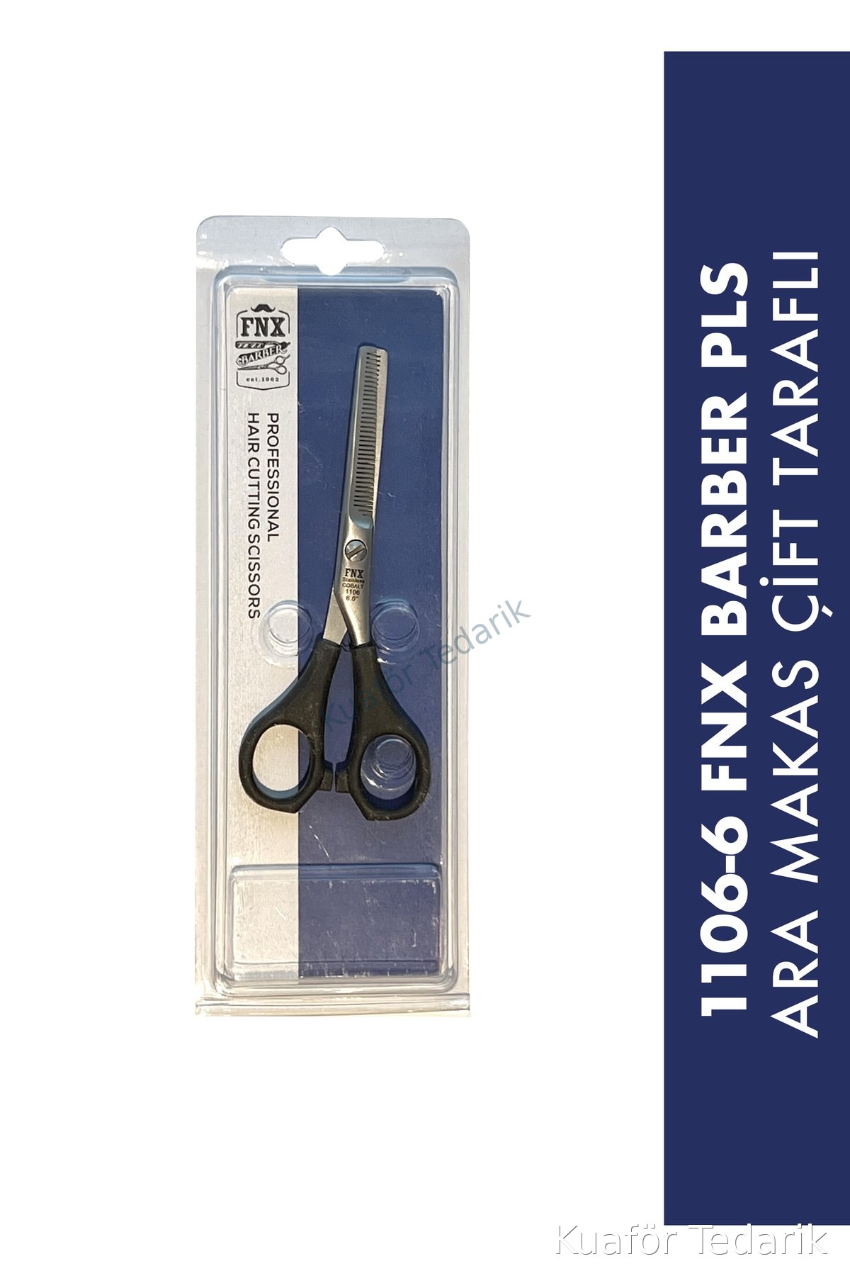 1106-6 Fnx Barber Pls Ara Makas Çift Taraflı