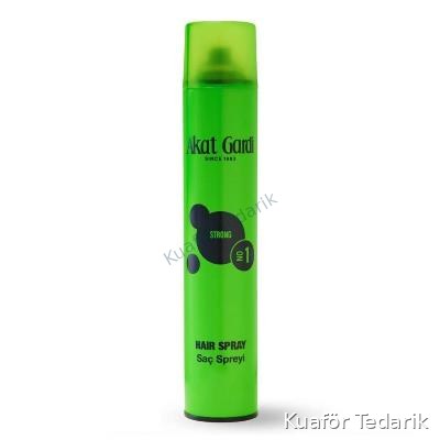Akat Gardi Saç Spreyi Strong 400 ML Yeşil No:1