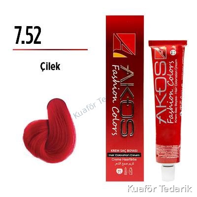 Akos Tüp Boya 7.52 Çilek 100 GR