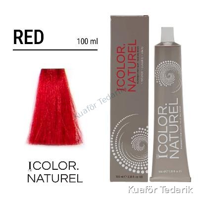 Color Naturel Tüp Boya 100 ML Red