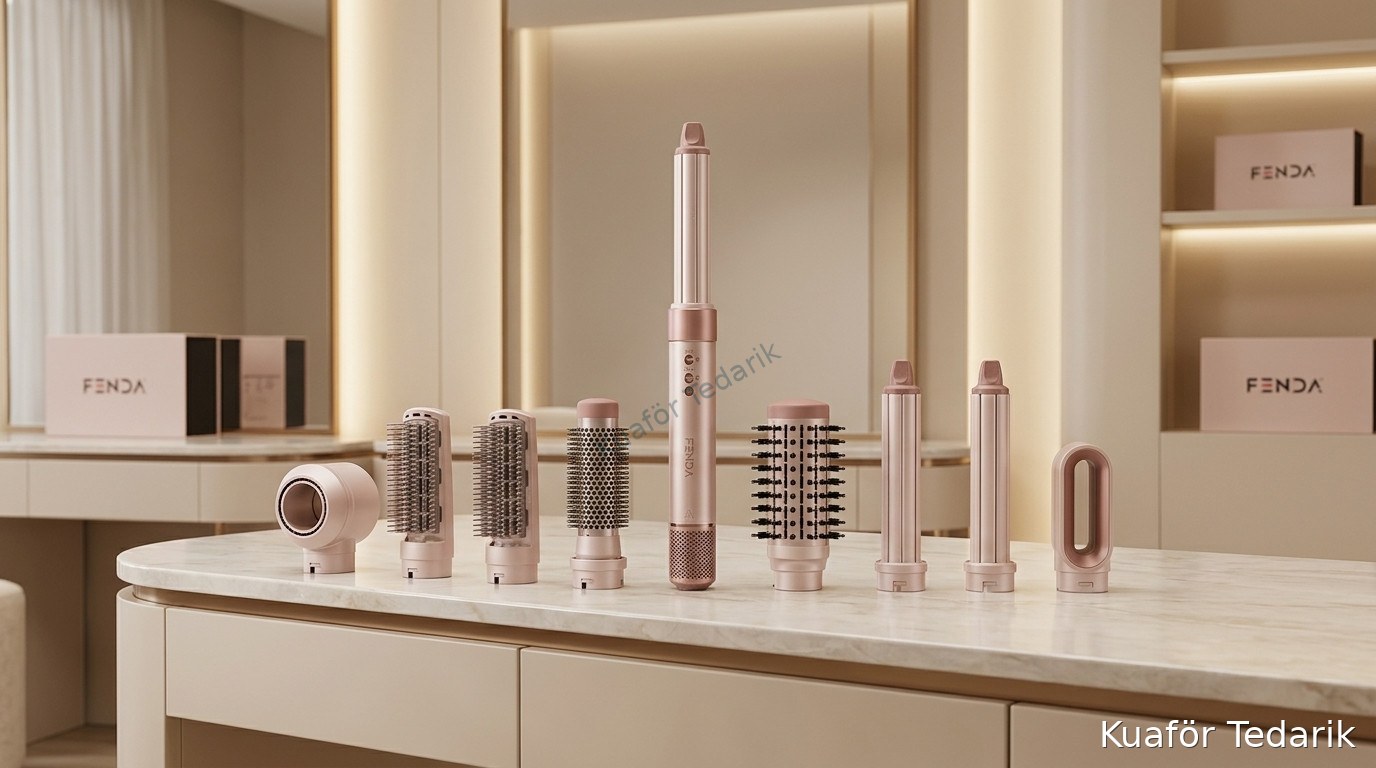 Fenda Professional Series 8 in 1 Saç Şekillendirme ve Kurutma Seti