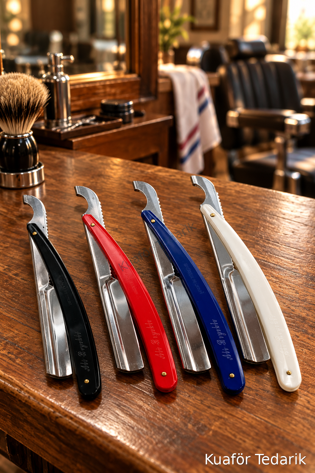 FONEX BARBER Profesyonel Ustura Kırmızı