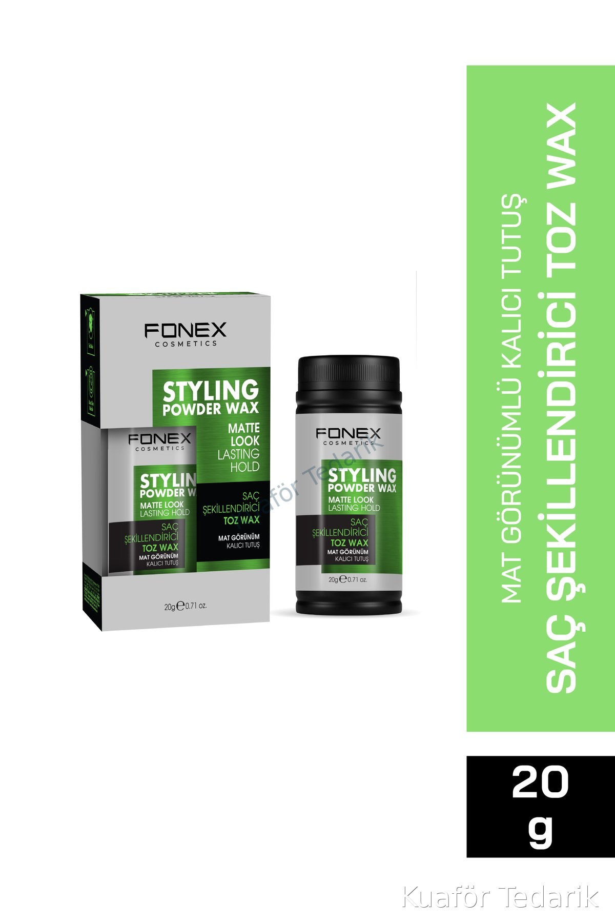 FONEX Mat Görünüm Saç Şekillendirici Toz Wax 20GR