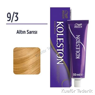 Koleston Tüp Boya 9/3 Altın Sarısı Yeni