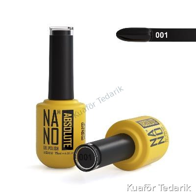 Nano Absolute 15 ML Kalıcı Oje Siyah (001) G-1100