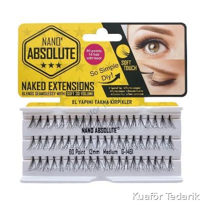 Nano Absolute 60´lı Tekli Kirpik 12 MM Medıum G-1461