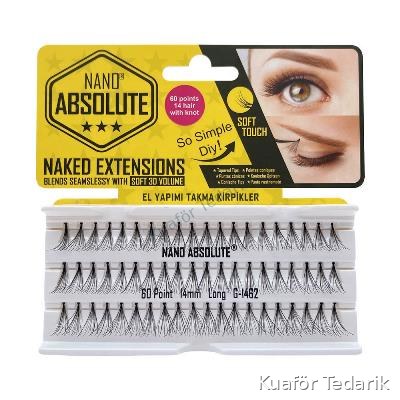 Nano Absolute 60´lı Tekli Kirpik 14 MM Long G-1462