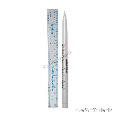 Nano Absolute Ölçü Kalemi Beyaz+cetvel G-816
