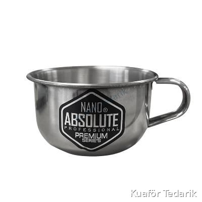 Nano Absolute Traş Tası Çelik Kulplu G-485