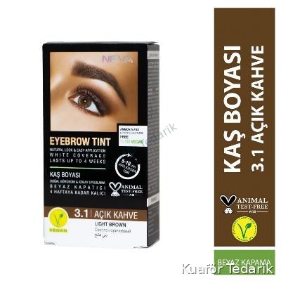 Nevacolor Kaş Boyası Açık Kahve - (3.1)