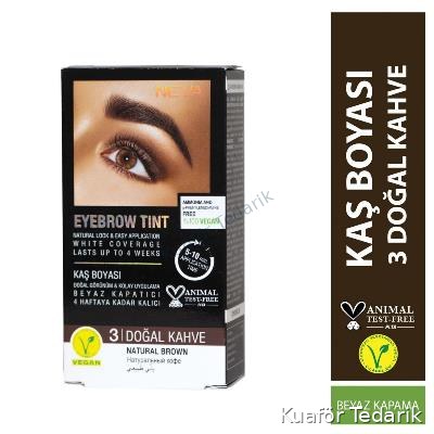 Nevacolor Kaş Boyası Doğal Kahve - (3)