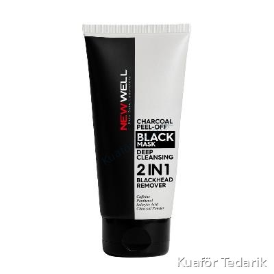 New Well Soyulabilir Siyah Maske 150 ML
