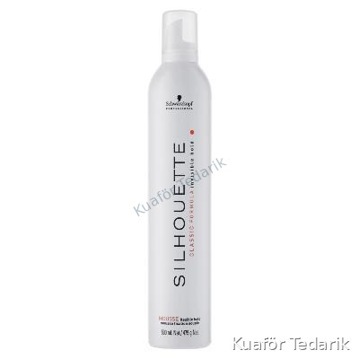 Schwarzkopf Sılhouette 500 ML Esnek Tutuşlu Köpük Beyaz