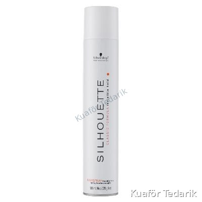 Schwarzkopf Sılhouette 500 ML Esnek Tutuşlu Sprey Beyaz