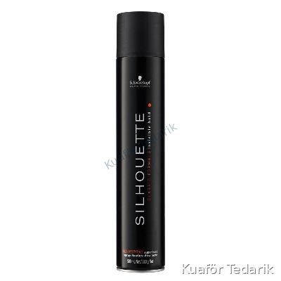 Schwarzkopf Sılhouette 500 ML Süper Tutucu Sprey Siyah
