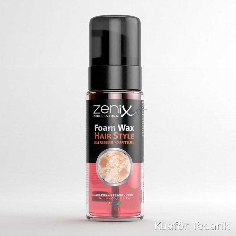 Zenix Saç Şekillendirici Keratin ,Güçlü ,Bukle Köpük Wax 150 ml