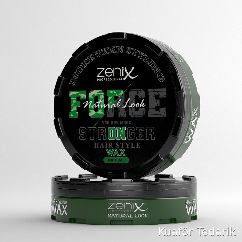Zenix Saç Şekillendirici Wax 150 ml - Force Doğal görünüm