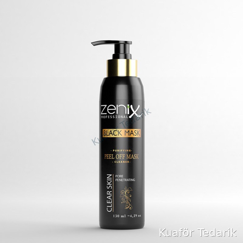 Zenix Soyulabilir Yüz Maskesi Siyah 130 ml