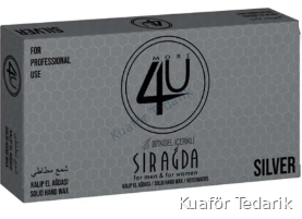 4U Bitkisel Kalıp Sir Ağda Silver ( Gümüş ) 400 ml