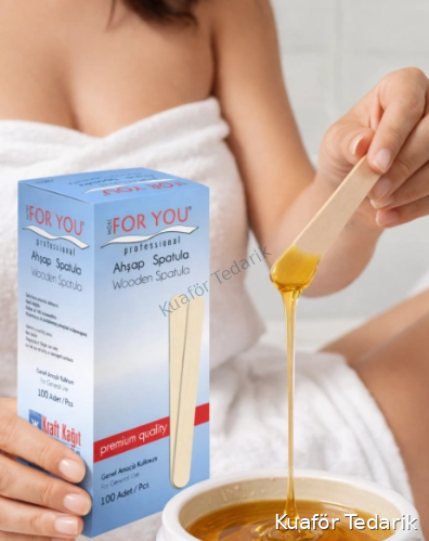 More For You Ahşap Ağda Spatulası 100 Adet