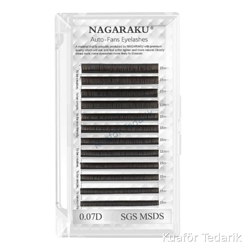 NAGARAKU 0.07-D-15 ÇEK-BIRAK İPEK KİRPİK