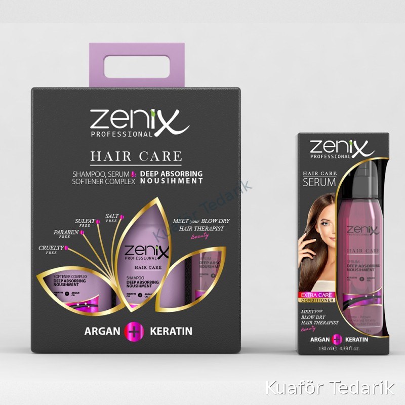 Zenix Argan Keratin Saç Bakım Seti