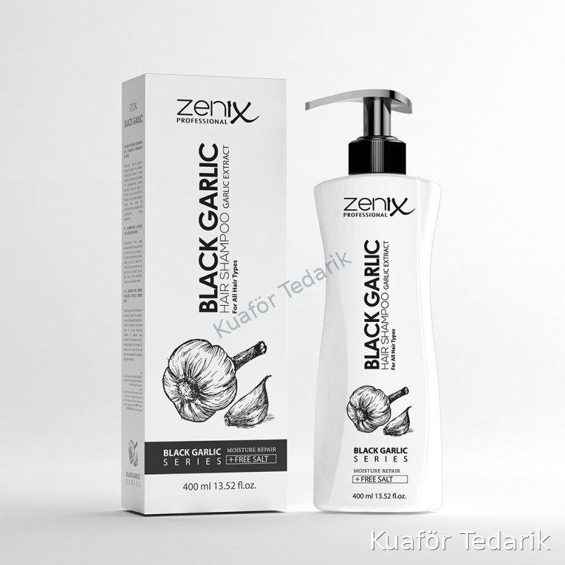 Zenix Saç Bakım Şampuanı Siyah Sarımsak 400 ml