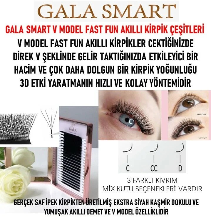 GALA SMART V FAST FUN LASH 0,7 CC MİX