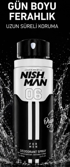 NISHMAN Erkek Deodorant Sprey 06 200 ml