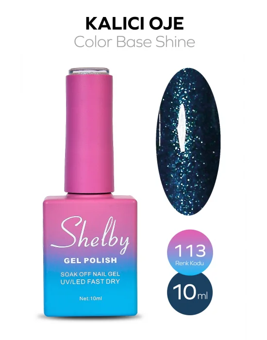 SHELBY 10 ML. 113 IŞILTILI NUDE RENK KALICI OJE