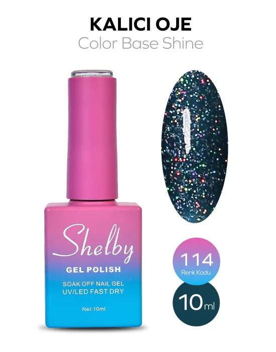 SHELBY 10 ML. 114 IŞILTILI NUDE RENK KALICI OJE