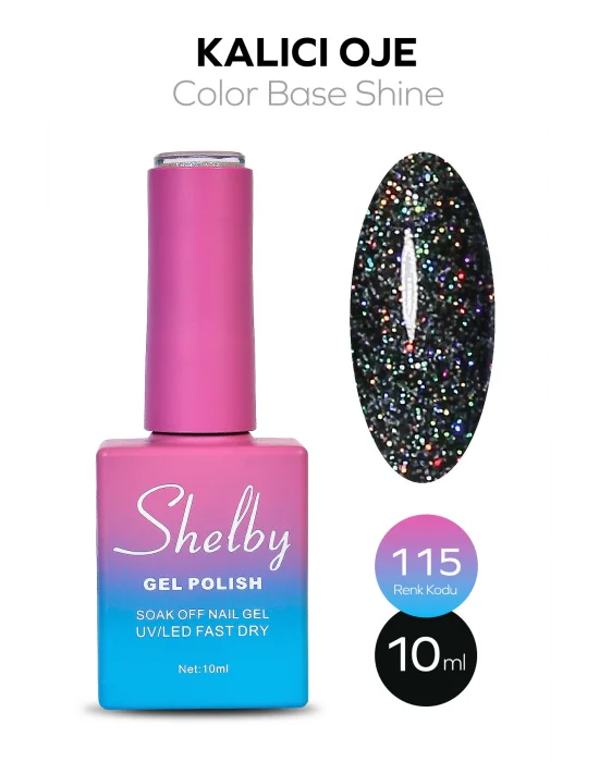 SHELBY 10 ML. 115 IŞILTILI NUDE RENK KALICI OJE