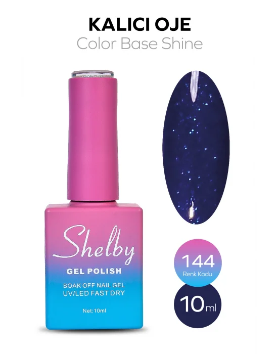 SHELBY 10 ML. 144 RENKLİ IŞILTILI KALICI OJE