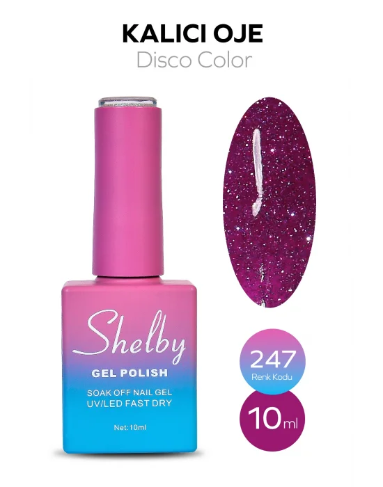 SHELBY 10 ML. 247 DİSKO KALICI OJE