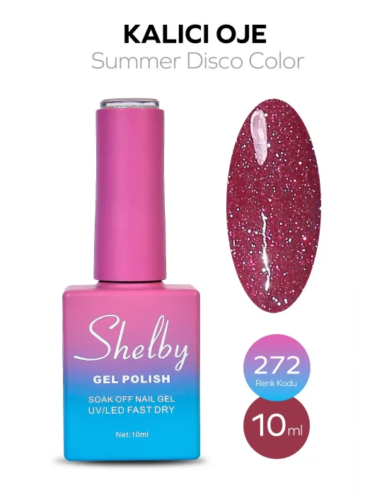 SHELBY 10 ML. 272 DİSKO YAZ RENK KALICI OJE