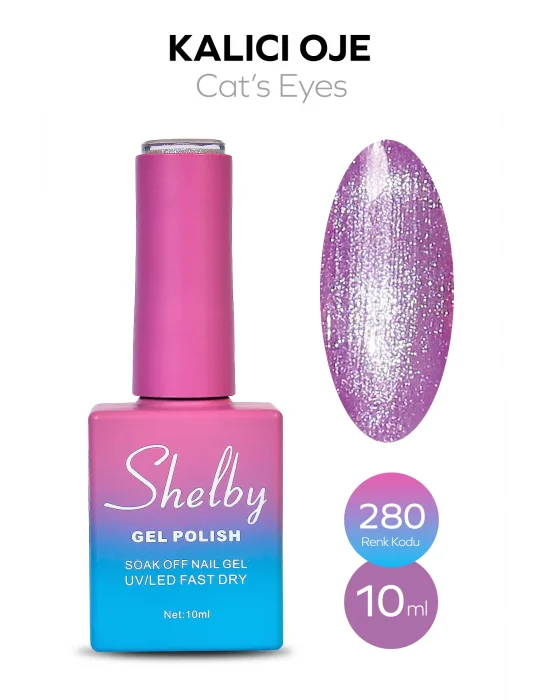 SHELBY 10 ML. 280 KEDİ GÖZÜ KALICI OJE
